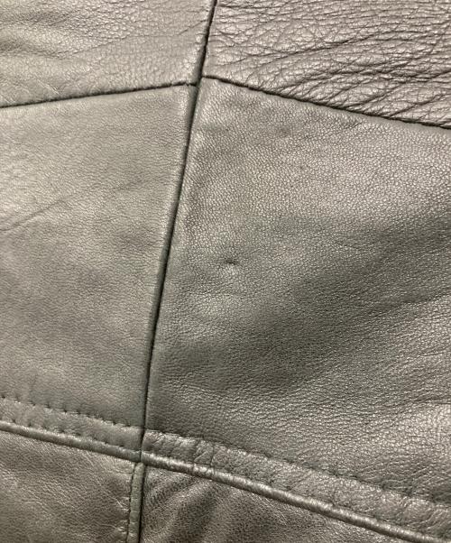 EINS（アインス）EINS (アインス) Reproduct Single Lamb Leather Riders Jacket ブラック サイズ:2の古着・服飾アイテム