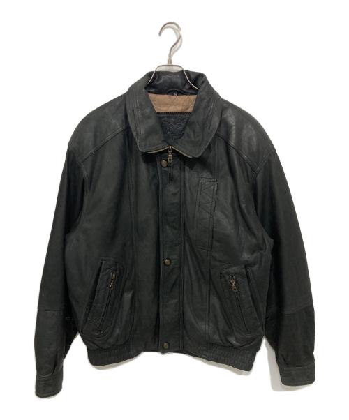 donar（ドナー）donar (ドナー) レザージャケット ブラック サイズ:52の古着・服飾アイテム