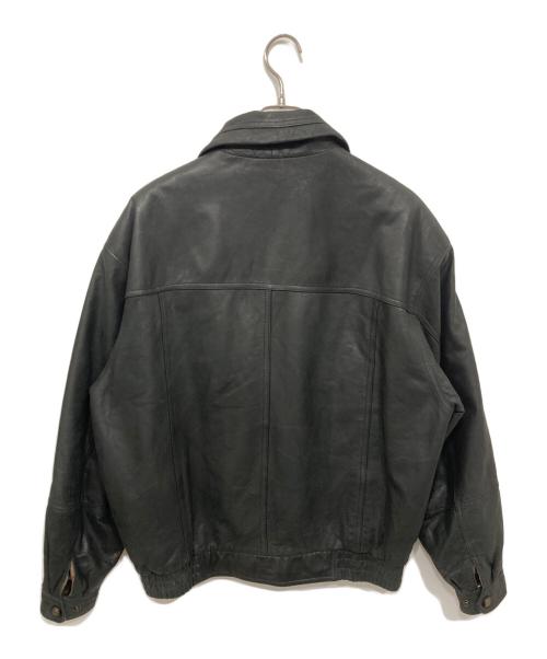 donar（ドナー）donar (ドナー) レザージャケット ブラック サイズ:52の古着・服飾アイテム