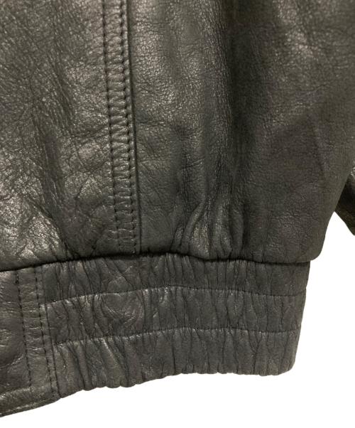 donar（ドナー）donar (ドナー) レザージャケット ブラック サイズ:52の古着・服飾アイテム