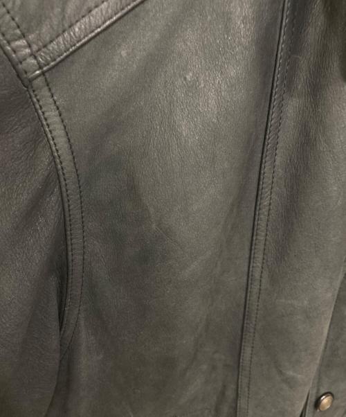 donar（ドナー）donar (ドナー) レザージャケット ブラック サイズ:52の古着・服飾アイテム