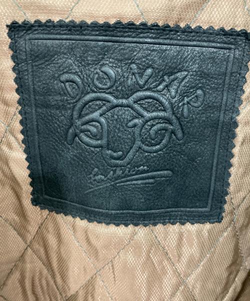 donar（ドナー）donar (ドナー) レザージャケット ブラック サイズ:52の古着・服飾アイテム