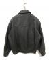 donar (ドナー) レザージャケット ブラック サイズ:52：15000円