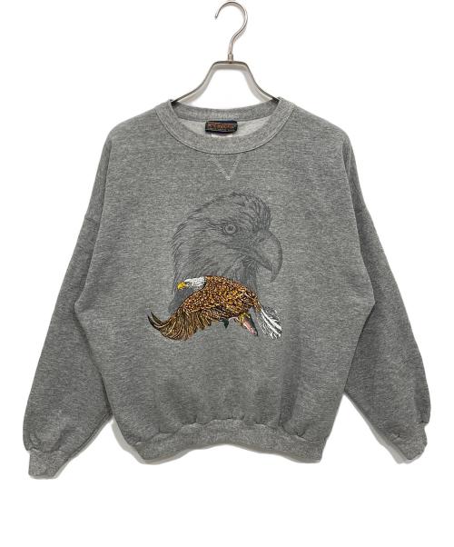 McGREGOR（マックレガー）McGREGOR (マックレガー) イーグルプリントスウェット グレー サイズ:XLの古着・服飾アイテム