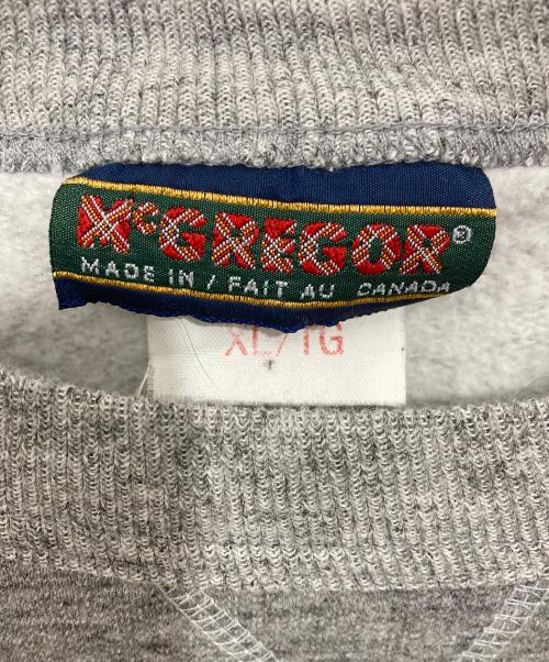 McGREGOR（マックレガー）McGREGOR (マックレガー) イーグルプリントスウェット グレー サイズ:XLの古着・服飾アイテム