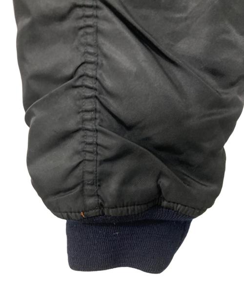 Dickies（ディッキーズ）Dickies (ディッキーズ) MA-1ジャケット ブラック×ネイビー/オレンジ サイズ:EXTRA EXTRA LARGEの古着・服飾アイテム