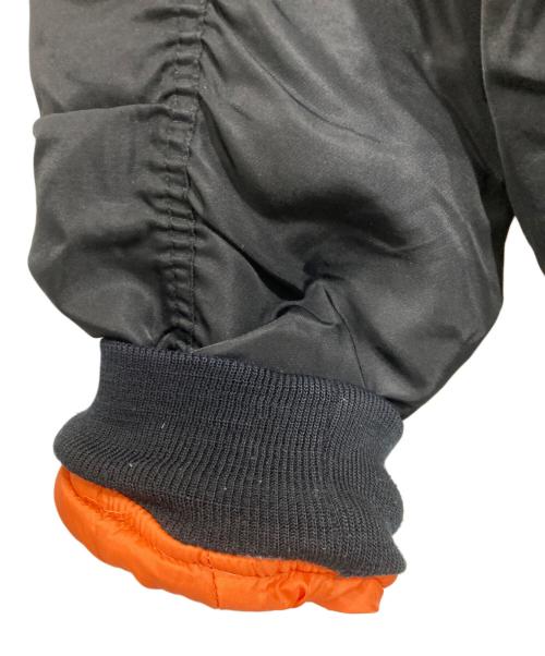 Dickies（ディッキーズ）Dickies (ディッキーズ) MA-1ジャケット ブラック×ネイビー/オレンジ サイズ:EXTRA EXTRA LARGEの古着・服飾アイテム