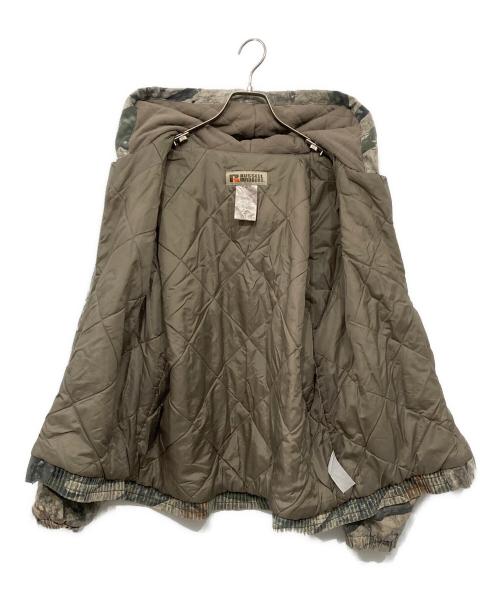 RUSSELL ATHLETIC OUTDOORS（ラッセルアスレチックアウトドア）RUSSELL ATHLETIC OUTDOORS (ラッセルアスレチックアウトドア) リアルツリー柄中綿ジャケット/flintlock plus hooded jacket カーキ サイズ:Mの古着・服飾アイテム