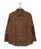 Christian Dior Sportsクリスチャン ディオールスポーツ）の古着「ペイズリー柄シルクシャツ」｜レッド
