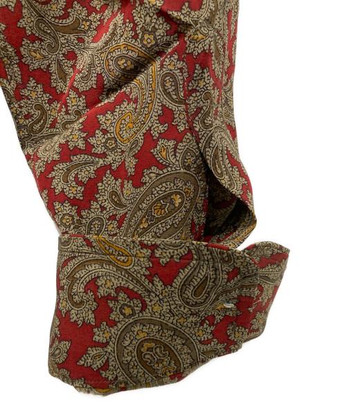 Christian Dior Sports（クリスチャン ディオールスポーツ）Christian Dior Sports (クリスチャン ディオールスポーツ) ペイズリー柄シルクシャツ レッド サイズ:Lの古着・服飾アイテム