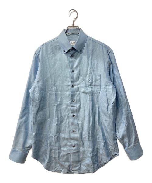 ARMANI COLLEZIONI（アルマーニ コレツィオーニ）ARMANI COLLEZIONI (アルマーニ コレツィオーニ) 長袖シャツ ブルー サイズ:40-15の古着・服飾アイテム