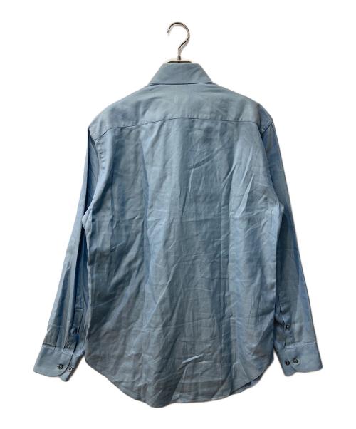 ARMANI COLLEZIONI（アルマーニ コレツィオーニ）ARMANI COLLEZIONI (アルマーニ コレツィオーニ) 長袖シャツ ブルー サイズ:40-15の古着・服飾アイテム