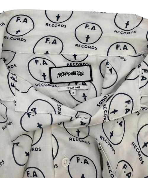 FUCKING AWESOME（ファッキンオーサム）FUCKING AWESOME (ファッキンオーサム) F.A Record Club Shirt ホワイト サイズ:Mの古着・服飾アイテム