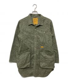 NATAL DESIGN（ネイタルデザイン）の古着「ショップコート レインドロップカモ/SHOPCOAT RAINDROP CAMO」｜グリーン