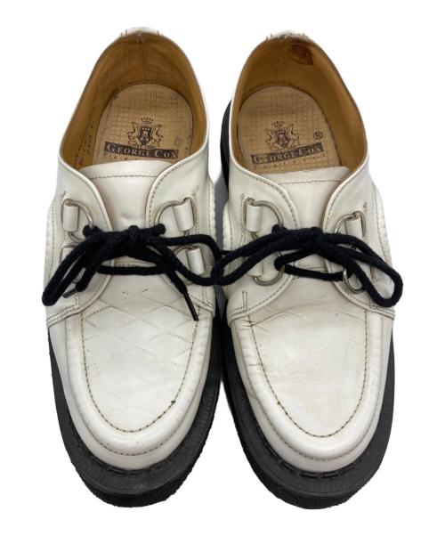 GEORGE COX（ジョージコックス）GEORGE COX (ジョージコックス) DACE WHITE LEATHER ホワイト サイズ:6の古着・服飾アイテム