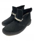 CLARKSクラークス）の古着「デザートブーツ」｜ブラック