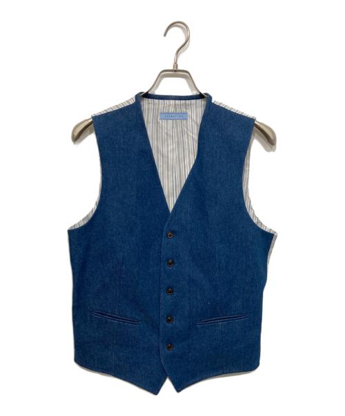 ESTNATION（エストネーション）ESTNATION (エストネーション) デニム3ピースセットアップスーツ インディゴ サイズ:50の古着・服飾アイテム