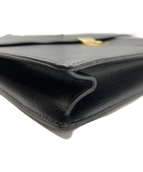 LOEWE（ロエベ）LOEWE (ロエベ) レザーブリーフケース ブラックの古着・服飾アイテム