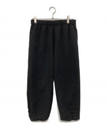 GOLDWIN（ゴールドウイン）の古着「ワイドアンクルイージーパンツ」｜ブラック