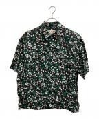 MARNIマルニ）の古着「フラワードット レーヨン オープンカラー  シャツ」｜グリーン