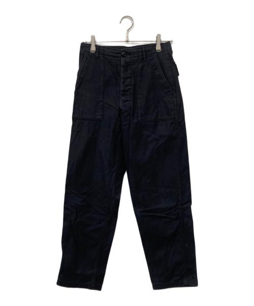 CIOTA（シオタ）CIOTA (シオタ) スビンコットン バックサテン ベイカーパンツ ネイビー サイズ:2の古着・服飾アイテム