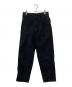 CIOTA（シオタ）の古着「スビンコットン バックサテン ベイカーパンツ」｜ネイビー