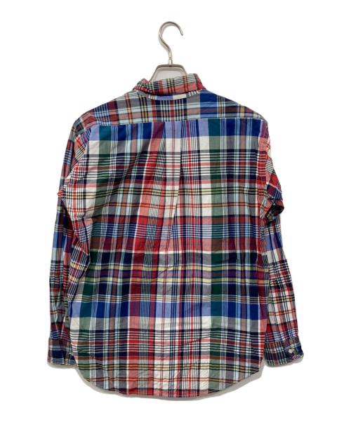 CIOTA（シオタ）CIOTA (シオタ) スビンポプリンマドラスチェックB.Dシャツ レッド サイズ:Fの古着・服飾アイテム
