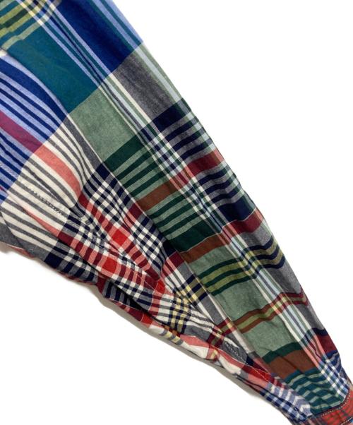 CIOTA（シオタ）CIOTA (シオタ) スビンポプリンマドラスチェックB.Dシャツ レッド サイズ:Fの古着・服飾アイテム