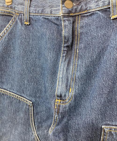 CarHartt（カーハート）CarHartt (カーハート) DOUBLE KNEE PANT - Blue (stone washed) インディゴ サイズ:W32×L32 未使用品の古着・服飾アイテム