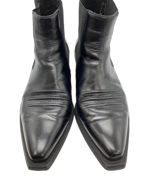 OUR LEGACY（アワーレガシー）OUR LEGACY (アワーレガシー) PINCH BOOT BLACK LEATHER/ピンチ　ブーツ　ブラックレザー ブラック サイズ:39の古着・服飾アイテム