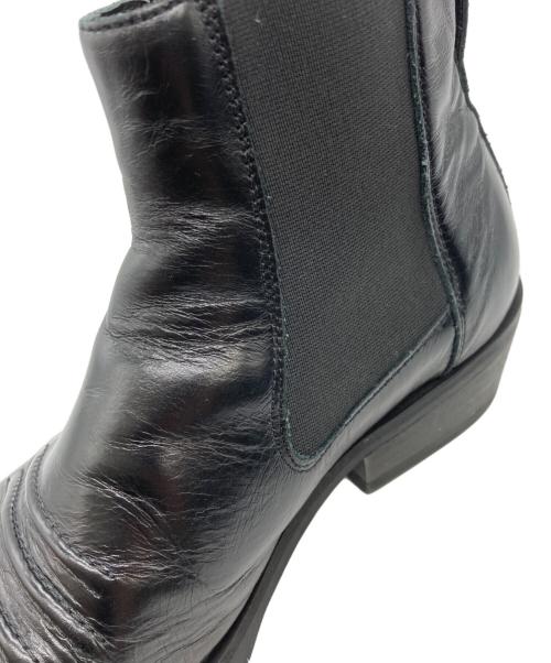 OUR LEGACY（アワーレガシー）OUR LEGACY (アワーレガシー) PINCH BOOT BLACK LEATHER/ピンチ　ブーツ　ブラックレザー ブラック サイズ:39の古着・服飾アイテム