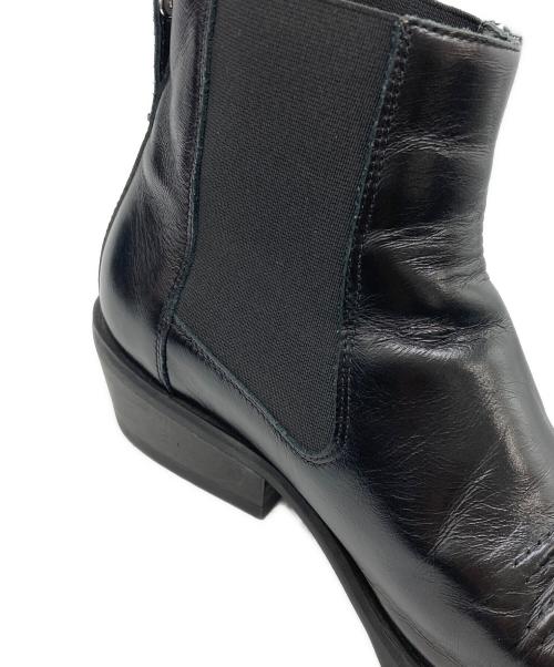 OUR LEGACY（アワーレガシー）OUR LEGACY (アワーレガシー) PINCH BOOT BLACK LEATHER/ピンチ　ブーツ　ブラックレザー ブラック サイズ:39の古着・服飾アイテム