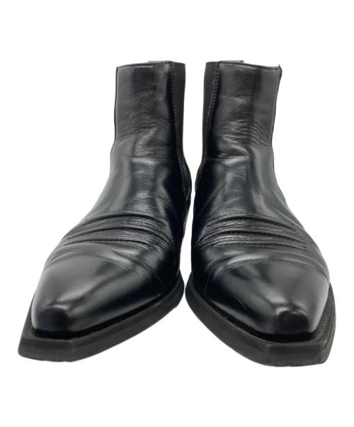 OUR LEGACY（アワーレガシー）OUR LEGACY (アワーレガシー) PINCH BOOT BLACK LEATHER/ピンチ　ブーツ　ブラックレザー ブラック サイズ:39の古着・服飾アイテム