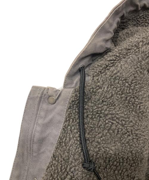 CarHartt（カーハート）CarHartt (カーハート) RELAXED FIT WASHED DUCK SHERPA-LINED UTILITY JACKET グレー サイズ:XLの古着・服飾アイテム