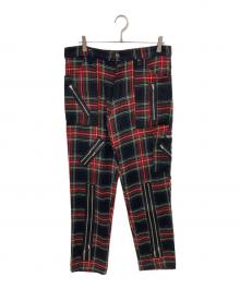 TIGER OF LONDON（タイガーオブロンドン）の古着「ボンテージパンツ」｜レッド