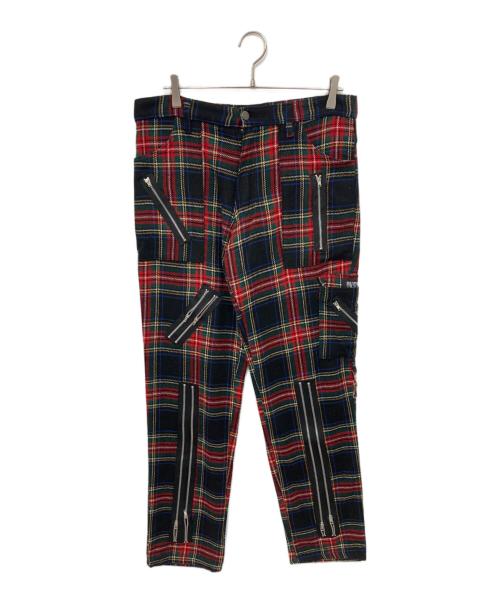 TIGER OF LONDON（タイガーオブロンドン）TIGER OF LONDON (タイガーオブロンドン) ボンテージパンツ レッド サイズ:34の古着・服飾アイテム