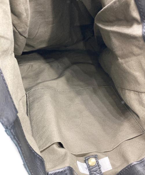 CLASKA（クラスカ）CLASKA　 (クラスカ) レザートートバッグ/Sac grand ブラックの古着・服飾アイテム