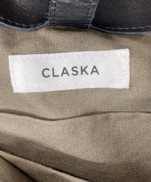 CLASKA（クラスカ）CLASKA　 (クラスカ) レザートートバッグ/Sac grand ブラックの古着・服飾アイテム