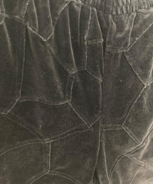 SUPREME（シュプリーム）SUPREME (シュプリーム) Patchwork Velour Short/パッチワーク ベロア ショーツ ブラック サイズ:Sの古着・服飾アイテム