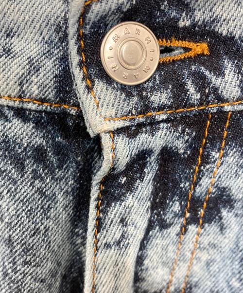 MARNI（マルニ）MARNI (マルニ) ケミカルウォッシュ デニムパンツ インディゴ サイズ:30の古着・服飾アイテム