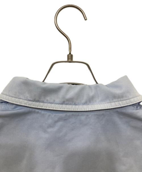 LOEWE（ロエベ）LOEWE (ロエベ) ウォッシュ加工コットンツイル アナグラム ショートスリーブ シャツ ブルー サイズ:38の古着・服飾アイテム