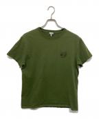 LOEWEロエベ）の古着「Anaglam Tee/アナグラム刺繍Tシャツ」｜オリーブ