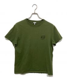 LOEWE（ロエベ）の古着「Anaglam Tee/アナグラム刺繍Tシャツ」｜オリーブ