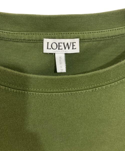 LOEWE（ロエベ）LOEWE (ロエベ) Anaglam Tee/アナグラム刺繍Tシャツ オリーブ サイズ:Mの古着・服飾アイテム