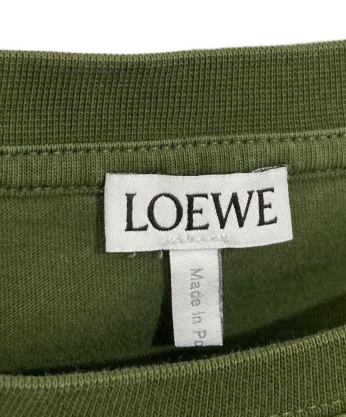 LOEWE（ロエベ）LOEWE (ロエベ) Anaglam Tee/アナグラム刺繍Tシャツ オリーブ サイズ:Mの古着・服飾アイテム