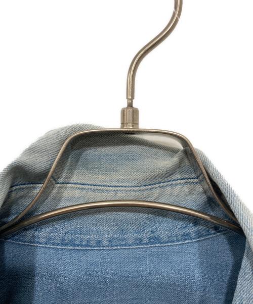 AMI PARIS（アミ パリス）AMI PARIS (アミ パリス) Relaxed Fit Denim Shirt/オーバーサイズ デニムシャツ インディゴ サイズ:Mの古着・服飾アイテム