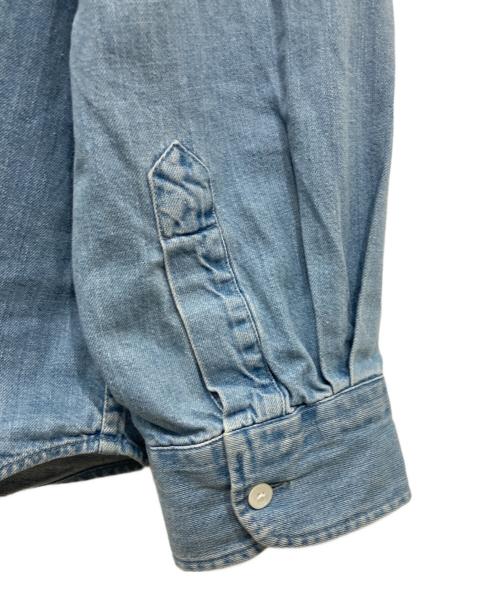 AMI PARIS（アミ パリス）AMI PARIS (アミ パリス) Relaxed Fit Denim Shirt/オーバーサイズ デニムシャツ インディゴ サイズ:Mの古着・服飾アイテム