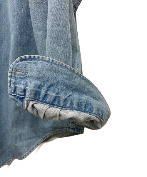 AMI PARIS（アミ パリス）AMI PARIS (アミ パリス) Relaxed Fit Denim Shirt/オーバーサイズ デニムシャツ インディゴ サイズ:Mの古着・服飾アイテム