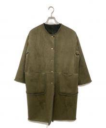 Sono（ソーノ）の古着「フェイクムートンリバーシブルコート」｜オリーブ