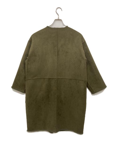 Sono（ソーノ）Sono (ソーノ) フェイクムートンリバーシブルコート オリーブ サイズ:1の古着・服飾アイテム